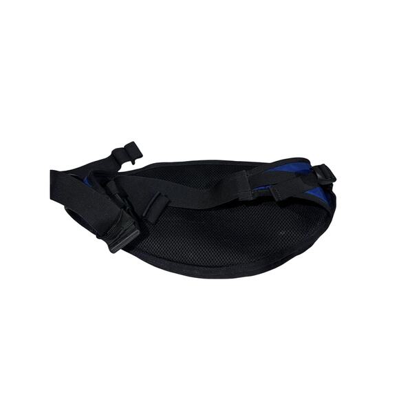 Patagonia Vintage Waist Pack Hip Belt Bag Blue Black Mesh Front Outdoor Gear - Picture 4 of 8